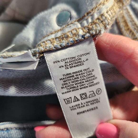 Loft The Girlfriend Light Blue Women's Jeans, Size 31 - Picture 5 of 8